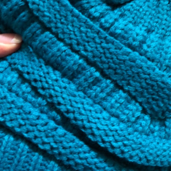 C.C Knit Beanie – Bold Teal - Picture 3 of 3